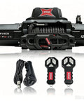 XYCLE 12000 Lb Electric Winch With Synthetic Rope for 4x4 Offroad SUV Truck accessories and remote control.