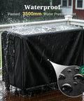Built To Last Heavy Duty Outdoor Prep Table Cover for Unity XL; waterproof 600D vinyl cover protecting cart from rain