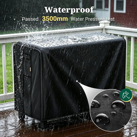 Built To Last Heavy Duty Outdoor Prep Table Cover for Unity XL; waterproof 600D vinyl cover protecting cart from rain