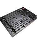 20-Piece Pneumatic Tool Set With Black Oxide Finish, Pro-Grade Precision Fit Tools, .401 Shank Size, Foam Drawer Block, USA Made