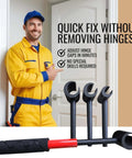 4 In 1 Door Hinge Wrench Set Red Heavy Duty Adjustment Tool With 10 Inch Handle For Residential Hinges Precision Gap Bender