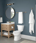 Bathroom showing 24 Inch Champagne Bronze Double Towel Bar For Your Bathroom, Warm Gold Finish That Resists Tarnish And Corrosion
