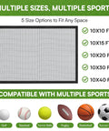 Durable Golf Practice Net And Sports Barrier Net For Targeted Hitting Heavy Duty Nylon Ball Netting details with size options