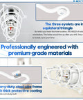 Heavy Duty White Fire Sprinkler Head Guard Cover 4 Pack with steel wire frame and protective coating, easy installation.