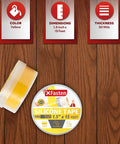 Go To Self Fusing Silicone Tape Pro Yellow 1.5 Inch By 15 Feet Thick 30 Mil Non Adhesive Repair Tape packaging on wood