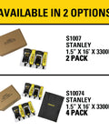 Heavy Duty Ratchet Tie Down Straps 1.5 Inch by 16 Foot, 1100 Lb Safe Working Load and 3300 Lb Break Strength, 2 Pack option shown