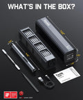 Electric Screwdriver Kit With 50 Magnetic Bits, Compact Precision Driver Set, Magnetic Storage Case, Five Thirty Second Inch Hex Bits