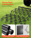 Drag Harrow For Tractor ATV And UTV Use Heavy Duty Chain Harrow With 69 Teeth 4 Ft By 4 Ft made of sturdy Q235 steel