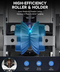 Manual Wire Stripper Machine For Scrap Wire 0.06 To 1 Inch, Drill Compatible Copper Wire Stripping Tool showing roller holder