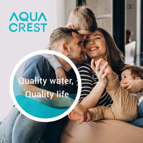 Family enjoying clean water from Whole House Sediment Filter 5 Micron Replacement For 10x2.5 Inch Systems Pack Of 6