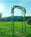 Go To Garden Arch For Climbing Plants Sturdy Metal Iron Frame With Decorative Wire Lattice Weatherproof And Rust Resistant