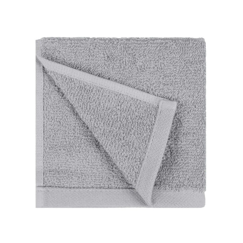 Premium 100 Percent Cotton Washcloths For Bathroom And Face Hella Absorbent Fast Drying Gray Terry Cloth Towels Machine Washable Reusable Household Cleaning Set Of 24