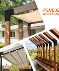 15 Degree Slant Pergola Bracket Kit For 4 By 4 Posts installed on outdoor porches and walkway structures.