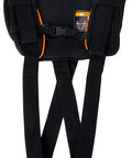 Back view of Nielsen Shoulder Dolly 3500 two-person lifting harness with padded black straps and metal hooks