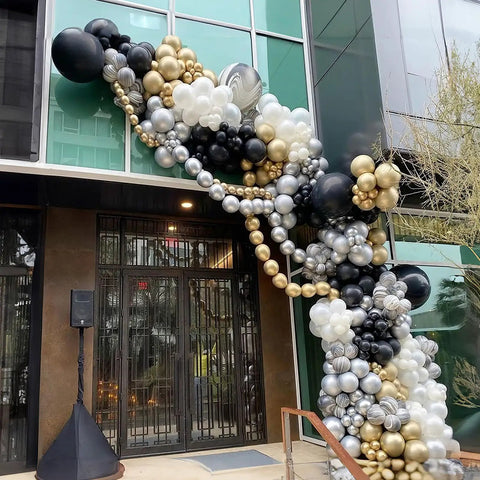 Metallic Chrome 6 Inch Quick Link Balloons Set Of 60 For Easy Link Balloon Garland Wall Arch Perfect For A Dope Wedding Birthday Baby Shower Engagement Graduation Party Decor