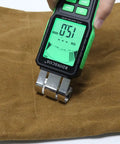 No Sweat Pinless Moisture Meter For Scanning Wood Drywall And Concrete Without Holes Or Marks checking fabric moisture levels.