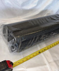 Package of Adjustable Size Tubular Pipe Insulation Slit-To-Size 8 Sticks 18 Inch with measuring tape for scale