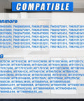 Image showing model compatibility list for Washplate Pulsator Assembly Replacement For Kenmore Sears LG Washers, Agitator Plate.