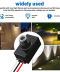 3 Pack No Brainer Dusk To Dawn Sensor For Outdoor Lighting 120 To 277V Photoelectric Switch Photocell for post lights and fixtures