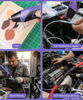 100Pcs Heat Shrink Solder Seal Wire Connectors And 200Pcs Heat Shrink Tubing Kit With 350W Two Temp Mini Heat Gun in different uses