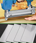 Bulk Supply Of Five Thousand One Inch Eighteen Gauge Galvanized Brad Nails Delivers Straight Shots And Rock Solid Holds For Pneumatic Electric Brad Nailers On Every Home Project in use with a brad nailer.