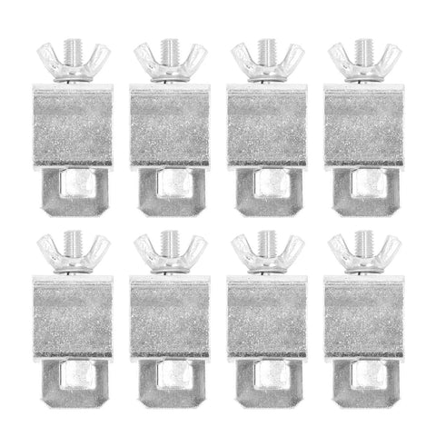 8 Pack Butt Welding Clamps Built Tough With Galvanized Steel Jigs For Car Body Panels, Heavy Duty Pipe Clamp Set, Quick Release