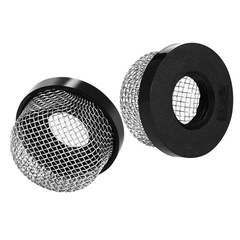 Pro Grade Premium Stainless Steel Mesh Strainer Aerator Screen for Livewell Inline Filtration and Aeration, angled view