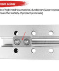 High Precision DIY Engraving Machine Jaw Clamp For Metal Mold Making Vertical Parallelism 0.005mm quenched hardened steel bottom slider detail.