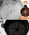 Comparison of stainless steel vs. plastic filter baskets in Commercial Coffee Urn, 120 Cup Capacity, 18 Liter Electric Dispenser.
