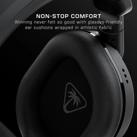 Stealth 600 Wireless Multiplatform Gaming Headset With Bluetooth, 80-Hour Battery showing glasses-friendly ear cushions