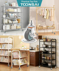 Super Smooth Rolling 3 Inch Caster Wheels Set Of Four Heavy Duty Rubber Casters With Threaded Stem 660 Pound Capacity on shelving units.