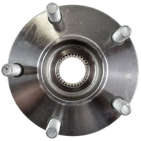 Front view of Front Wheel Bearing And Hub Assembly For Infiniti JX35 2013, QX50 2019-2021, QX60 2014-2020, Nissan Altima 2007-2018.