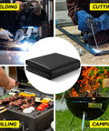 4x6ft Silicone Coated Fiberglass Welding Blanket Fireproof And Fire Retardant Beefed Up Heavy Duty Heat Shield for various tasks