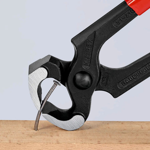 Carpenter's End Cutting Pliers For Heavy Duty Precision Work With Extreme Wear Resistance And Great Balance Plastic Coated Handles