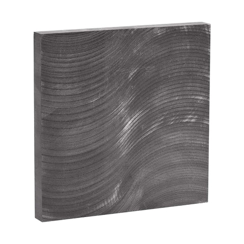 Graphite Plate 100mm By 100mm By 10mm Blank Block For Experimental Electrolysis And Electroplating High Purity Conductive Graphite Block With Smooth Surface Corrosion Resistant Electrode Substitute Ideal For Lab Experiments 1 Piece, shown at an angle