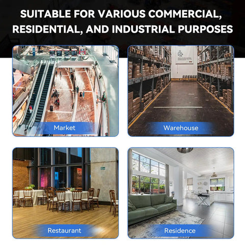 Image showcasing Top Notch 36 Inch Microfiber Dust Mop Head Replacement For Heavy Duty Commercial Floor Cleaning And Janitorial Supplies Blue Three Pack Refills in various environments.