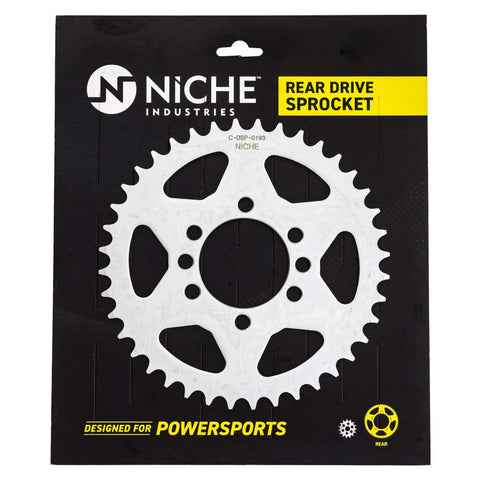 Rear sprocket for Beefed Up Drive Sprocket And Chain Combo For Suzuki QuadSport Z400 LT Z400 Front 14T Rear 40T 520V X Ring 96 Links