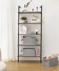 Closet Storage Bins 4 Pack Large Dark Gray Organizer Baskets For Shelves And Changing Tables Bookcases And Laundry Chests