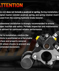 Dodge Ram Direct Fit Hydraulic Power Brake Booster Replacement For 2003 2011 Ram 2500 3500 close-up showing fittings