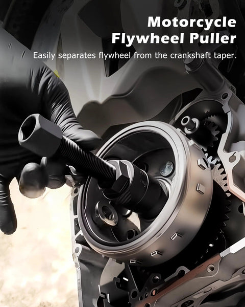 All In One Motorcycle Flywheel Puller Kit With 10 Sizes for Small Engines used to remove flywheel from motorcycle engine
