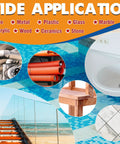 Wide application of Heavy Duty Two Part Epoxy Pool Putty For Knockout Crack And Leak Plugging Underwater Or Above Concrete Fiberglass Tile.