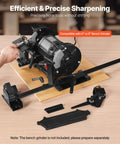 Shop Ready Multi Grind Sharpening Jig For 6 Inch And 8 Inch Bench Grinders With Platform Jig Tool Rest Bar Setup Block