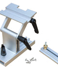 Bench Grinder Tool Rest Jig Replacement for 6 Inch and 8 Inch Grinders, anodized aluminum, with mounting screws and components