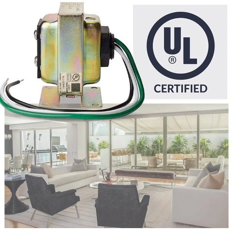 Doorbell Transformer 16V 10VA Wired Replacement For An Old Unit With No Fuss Install Threaded Hub Mount For Quick Outdoor Or Junction Box Setup Chime Power Upgrade