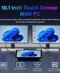 Built Rough For The Daily Grind This 10.1 Inch Rugged Industrial Touch Tablet Runs Windows 11 Pro With Intel Celeron To Crush Heavy Automation Tasks Without Skipping A Beat featuring touchscreen connectivity with dual monitors.