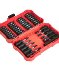 Tough As Nails 42 Piece Impact Screwdriver Bit Set With Phillips Slotted And Torx Bits In Portable Storage Case Magnetic Bit Holder