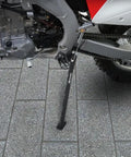 Aluminum Dirt Bike Kickstand For CRF250R CRF450X CRF450R CR125 CR250 Motorcycles Lightweight Rust Resistant Side Stand installed on CRF bike