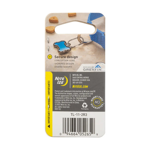Packaging of MicroLink Pet Tag Carabiner Clip Stainless Steel For Cats And Dogs Secure Tag Attachment with product details.