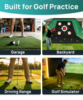 68 Pcs Golf Mat Tees Set With Rubber Tees For Simulators And Hitting Mats in various practice settings