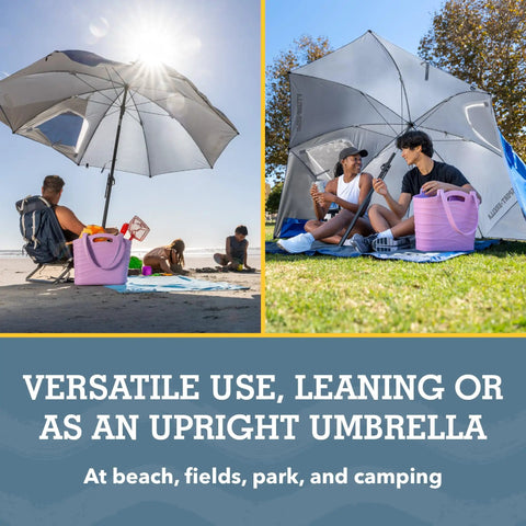Blue 8 Foot Canopy Shelter With UPF 50 Plus Sun And Rain Protection Two Patented Side Panels For Privacy Family Friendly Outdoor